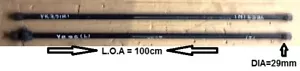 TOYOTA TOWNACE YR25 92 96 2WD FRONT PAIR TORSION BARS TORQUE SPRINGS L - R - Picture 1 of 6