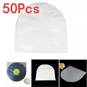 50Packs LP Vinyl Record Antistatic Clear Plastic Album Cover Inner Sleeve 12" - Picture 1 of 14