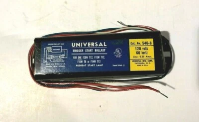 Magnatek Universal BALLAST 546-B 120V 60 Hertz Made in USA NEW 546-B-TCP - Image 1 of 4