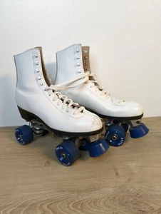 Vintage Pacer 911 White Roller Derby Skates Size 10 Read - Picture 1 of 7