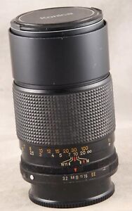 135mm 3.2 Konica Hexanon AR for Manual Focus Film Camera, Please Read