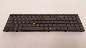 Brand New Genuine HP 8560W Replacement Black Keyboard US English - 639619-001 - Picture 1 of 2