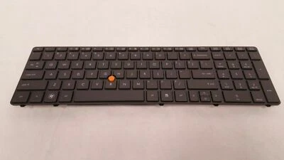 Brand New Genuine HP 8560W Replacement Black Keyboard US English - 639619-001 - Image 1 of 2