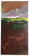 S Barton Original OIL & Oil Pastel Abstract Landscape Painting On Paper, 2010