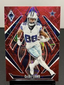 2024 Phoenix CeeDee Lamb Red Lazer 165/199 Cowboys - Bild 1 von 2