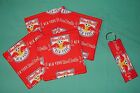 New COASTERS SET of 4 and/or KEYCHAIN key ring New York RED BULLS Soccer MLS 