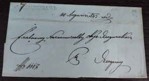 Serbien 1843, Kragujevac Stempel auf Vormarkeneinband - Katalogwert 45 CHF - Bild 1 von 2