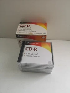 9 x Packard Bell CD- R 48 x Speed 700 Mb - Sealed in Jewel Cases - Afbeelding 1 van 3