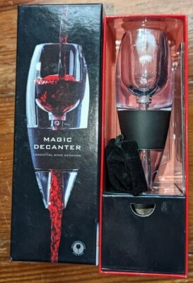 Nuevo en caja Magic Decanter Essential aireador/vertidor/portátil Foto 1 de 4