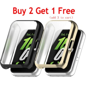 For Samsung Galaxy Fit3 Watch Case Tempered Glass Case Soft TPU Protective Cover - Zdjęcie 1 z 17
