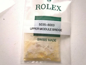 RARE ROLEX CAL 5035-6003 UPPER MODULE BRIDGE - PONTE SUPERIORE GENUINE 100% - Picture 1 of 4