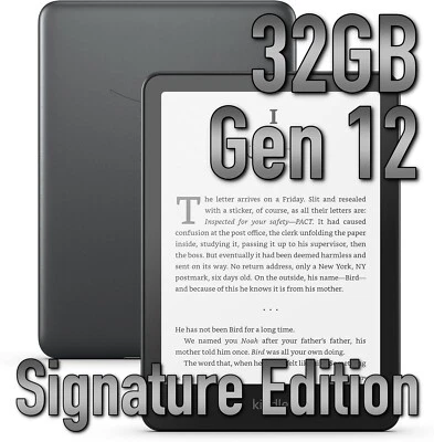 Amazon Kindle Paperwhite Signature Edition - Black 32GB 32 GB 12th gen 2024 - Image 1 of 4