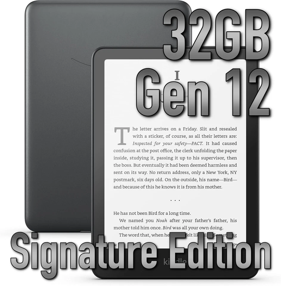 Amazon Kindle Paperwhite Signature Edition - Black 32GB 32 GB 12th gen 2024 - Image 1 of 4