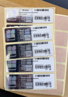 Windows Server Datacenter 2025 – 64BIT – 1PK (Mehrspr.) – Lizenzaufkleber OEM - Bild 1 von 3