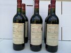 Lot de 6 bouteilles de vin 2004 1er cotes de Bordeaux Chateau Guillemet
