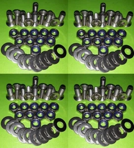 40 viti e dadi chiave a brugola piastra scacchi Land Rover 90 110 130 Defender STAINLSS - Foto 1 di 2