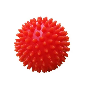 (Orange)7.5cm PVC Spiky Hard Massage Ball Trigger Point Sport Hand Foot Pai XO - Picture 1 of 1