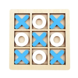 Wooden Board Tic- Toe Game XO Table Game Toy Classical Family Children7600 - Picture 1 of 9
