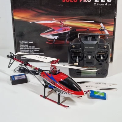 Amewi / Nine Eagles Solo Pro 228 Rc Hubschrauber Helikopter Aluminium 25122 - Bild 1 von 4