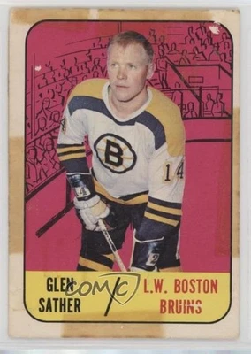 1967-68 Topps Glen Sather #38 Rookie RC HOF - Image 1 of 2