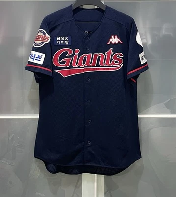 CAMISETA DE JUEGO DE BÉISBOL KAPPA KBO LOTTE GIANTS MIN BYUNG HUN #3 AUTÉNTICA COREA M Foto 1 de 4