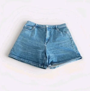 Country Road Denim Jeans Shorts Size 16 Pockets CR Cotton - Picture 1 of 8