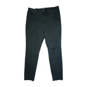 Cotton On Damen High Cropped Skinny Jeans Größe 14 schwarz verwaschen neu mit Etikett - Nordstrom - Bild 1 von 23