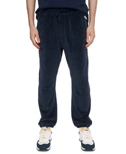Eleven Paris Men's Regular-Fit Knit Cotton Velour Jogger Pants in Dress Navy-2XL - Picture 1 of 3