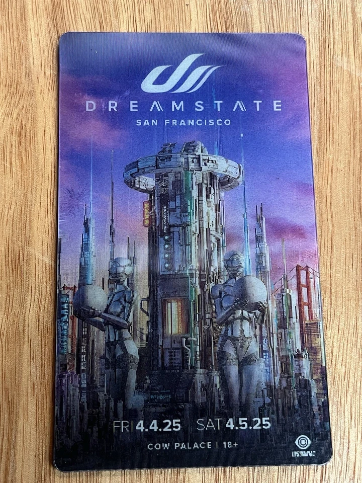 Dreamstate San Francisco California 4/4 4/5 2025 3D Collectible Fridge Magnet - Image 1 of 1