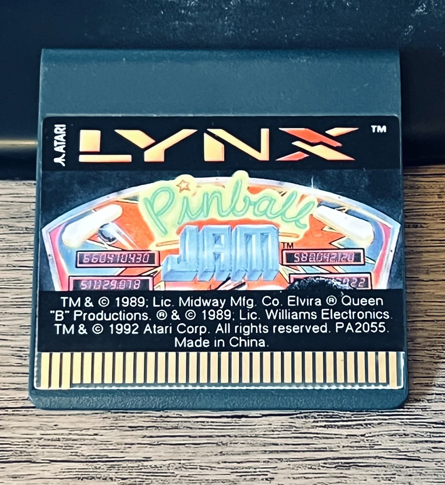 Pinball Jam (Atari Lynx) Game Cartridge – Tested - Authentic - Image 1 of 1