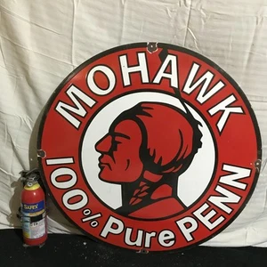 MOHAWK PENN Benzina Porcellana STAZIONE DI SERVIZIO CONCESSIONARIA 30 in singolo lato - Foto 1 di 5
