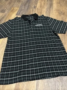 Vtg Callaway Collection Polo Shirt Mens XL Green Plaid Golf Short Sleeve - Picture 1 of 12