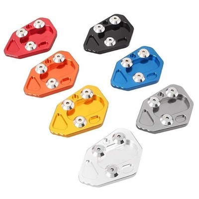 Para BMW F800R HP2 R1200S Moto Soporte Lateral Pata de Cabra Pie Base Placa Almohadilla Foto 1 de 4