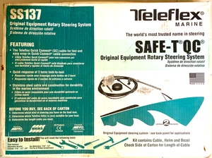 Sistema de dirección rotatorio Teleflex SAFE-T QC SS137, (CABLE SSC6208, 8 PIES) - Imagen 1 de 24
