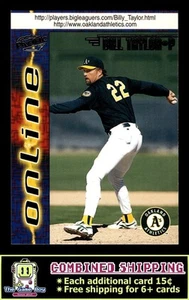 1998 Pacific Online #547 Bill Taylor Oakland Athletics - Picture 1 of 2