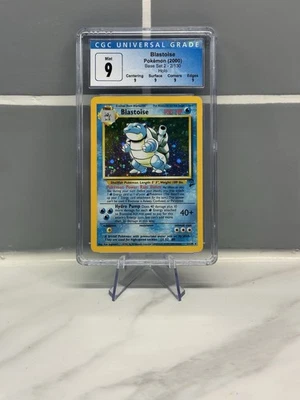 Pokémon - Blastoise - 2/130 - Base Set II Holo - CGC 9 - Mint - Not PSA - Image 1 of 2