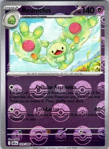 Reuniclus (modello Poke Ball) 039/086 Holo SV non comune: bullone nero quasi nuovo - Foto 1 di 2