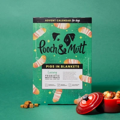 BRANDED Pooch & Mutt - Christmas Advent Calendar for Dogs, with Natural Ingredients