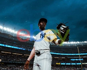 Foto de béisbol Jazz Chisholm Jr. Game Day Lights New York Yankees 8x10 MLB - Imagen 1 de 1