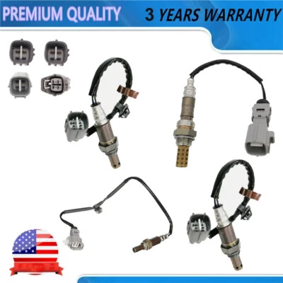 Sensor de oxígeno 4 piezas para Lexus RX400H 2006-07 y Toyota Highlander 3,3 L V6 arriba+abajo Foto 1 de 4