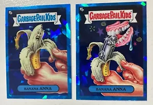 2024 Topps GPK Garbage Pail Kids Sapphire #276b & #AN-5b Banana Anna - Picture 1 of 2