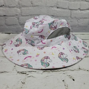 Unicorn Print Bucket Hat Girls Vented Outdoor  - Picture 1 of 8