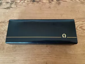 VINTAGE - Watch case OMEGA Estuche reloj - 22 x 8 x 4 cm - Color negro - Bild 1 von 8