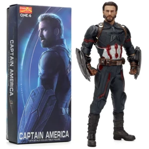 Crazy Toys Avengers Civil War Captain America 12" Acton Figure Model Collectible - Picture 1 of 10