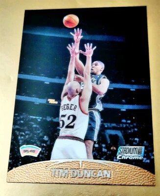 2000 Topps Stadium Club Chrome Tim Duncan #36 1-OWNER LAKERS GEM MINT FLAWLESS  - Image 1 of 4