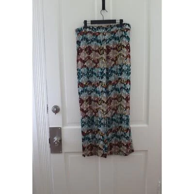 Cintura elástica para mujer talla grande AGB 100 % rayón colores otoño  Foto 1 de 4