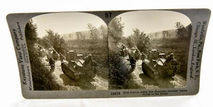 World War I-HOW FRANCE AIDED HER FIGHTERS-Renault Tanks-WWI-Keystone View Co. - Picture 1 of 4