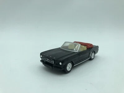 MODELLINO AUTO MUSTANG CONVERTIBILE NERA 1964 - NEW RAY - SCALA 1:43 "NO BOX" - Immagine 1 di 4
