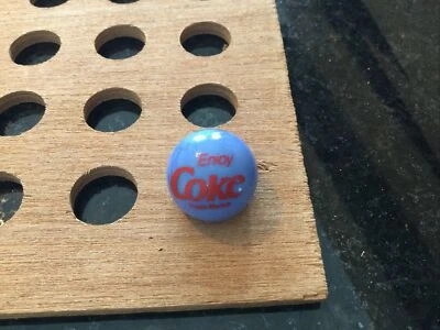 Vintage | Enjoy Coca Cola | Red & Blue | Marble | 1980s - Image 1 of 4