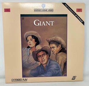 Giant Laserdisc 11414LV LD Laer Disc Elizabeth Taylor Rock Hudson James Dean - Imagen 1 de 3